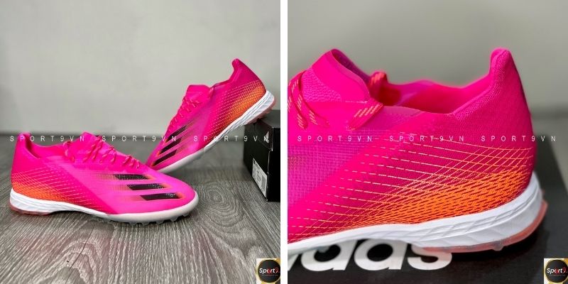 Giày bóng đá Adidas X Ghosted.1 hồng